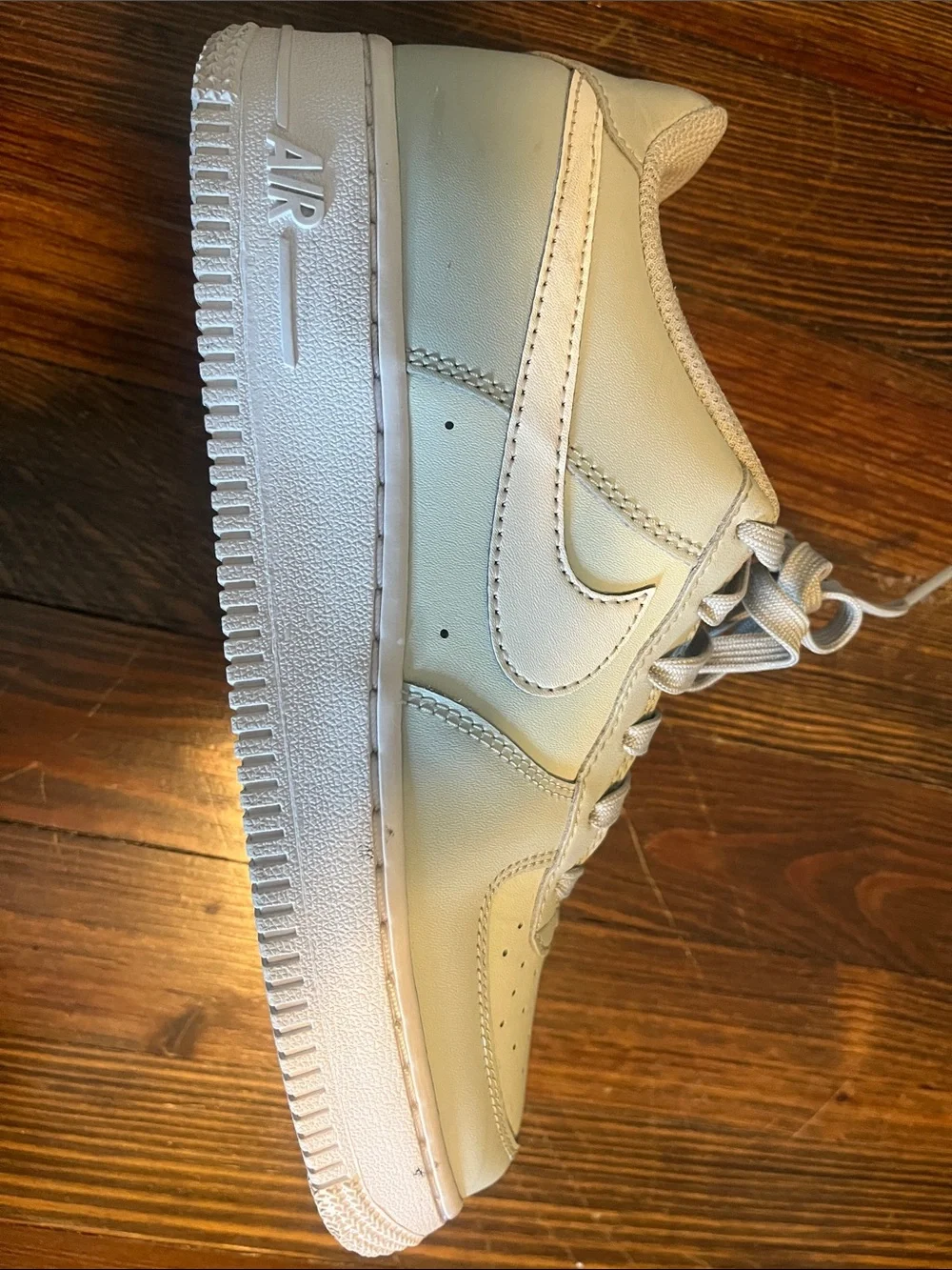 Nike Kids Low-Top Air Force Sneakers in Light Green